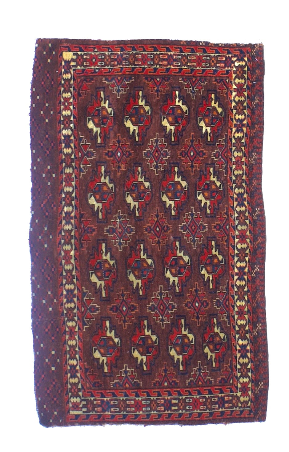 Antique Chuval Turkman Rug 2'3" x 3’8”