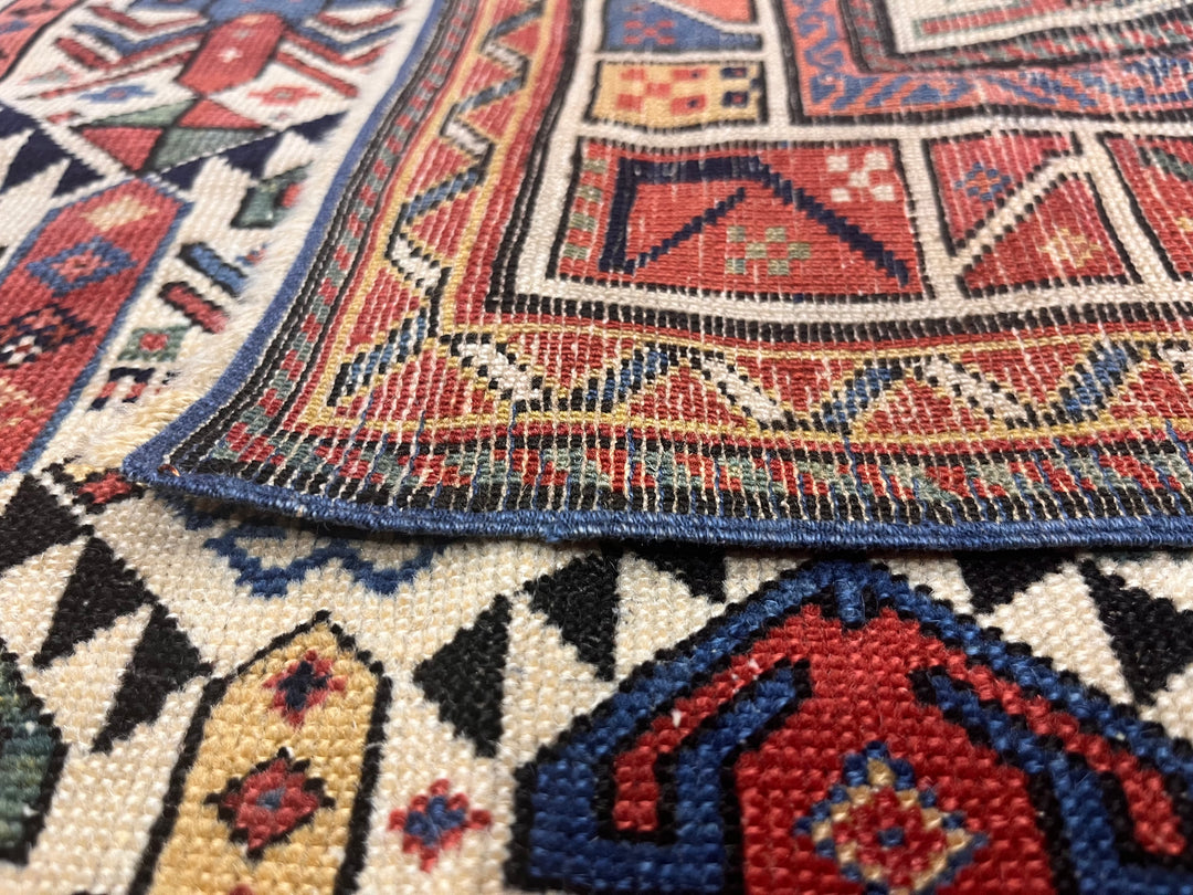 Fine Antique Akstafa Rug 2'8" x 5’8”