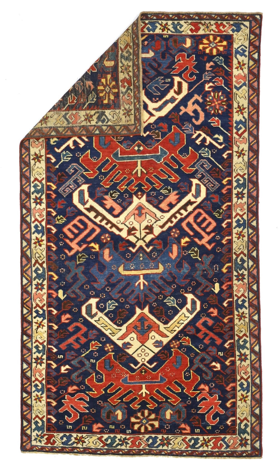 Antique Persian Zehour Rug 2'9" x 5’1"