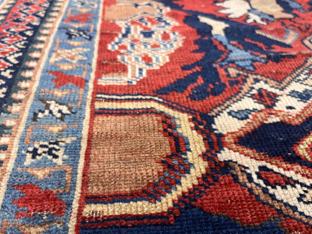 Antique Persian Afshar Rug 4’0" x 5’1"