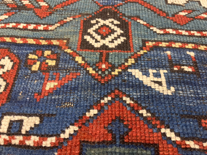 Antique Caucasian Kazak Rug 3'6" x 5’8"