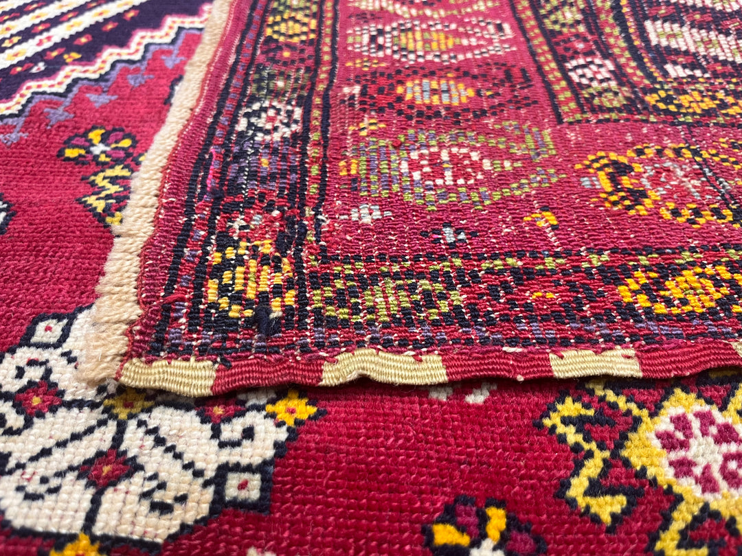 Antique SW Persian Tribal Rug 3'11" x 7’2”