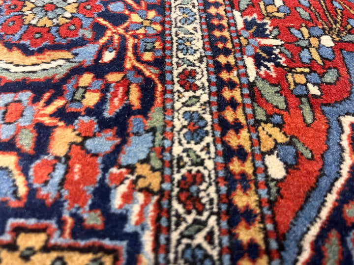 Antique Persian Kashan Rug 4'4" x 7’2”