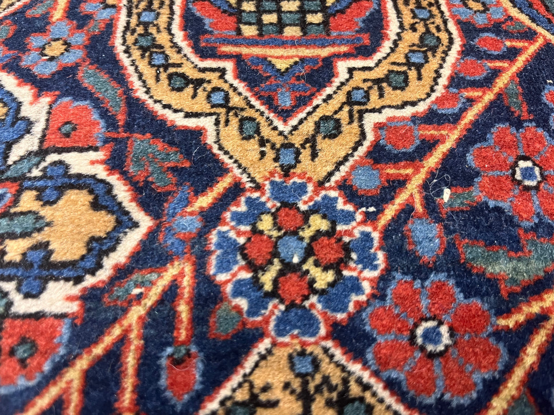 Antique Persian Kashan Rug 4'4" x 7’2”