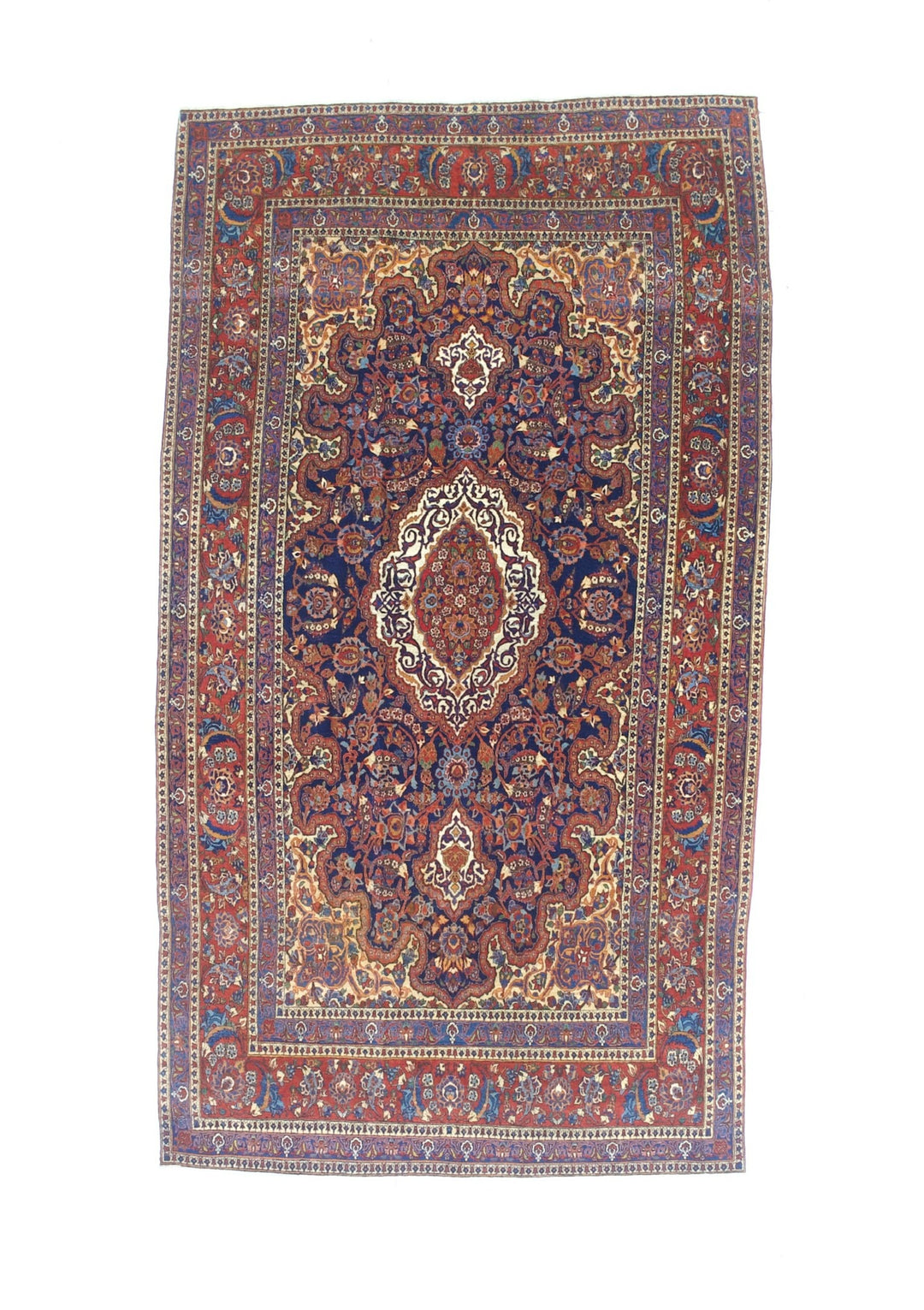 Antique Persian Kashan Rug 5’0" x 9’0"