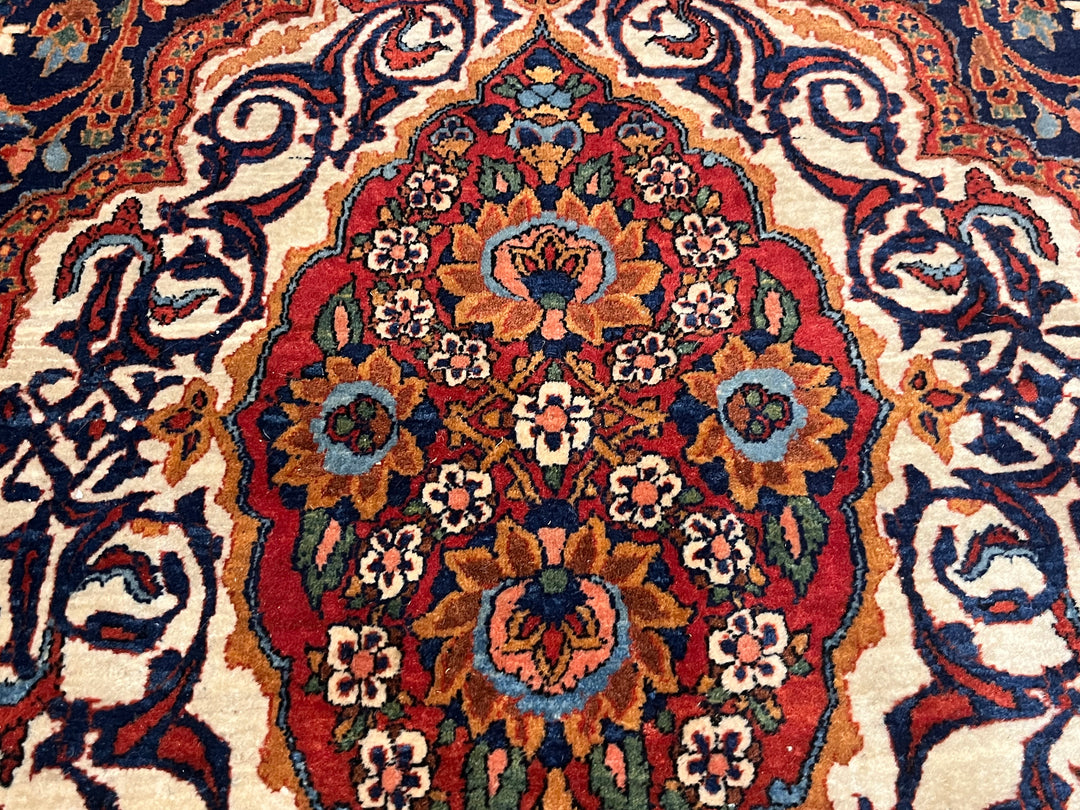 Antique Persian Kashan Rug 5’0" x 9’0"