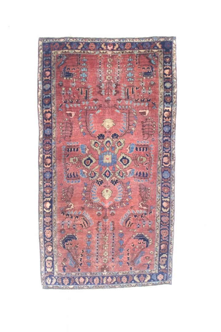 Antique Persian Sarouk Rug 2'8" x 5’0"