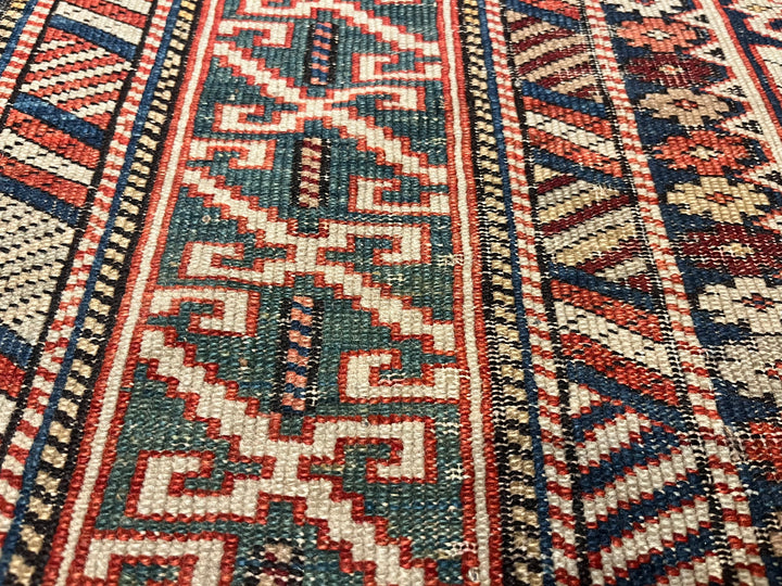 Fine Antique Shirvan Konagand Rug 3'9" x 4’7"