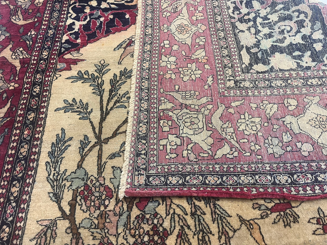 Fine Antique Persian Tehran 4’8" x 7’1"