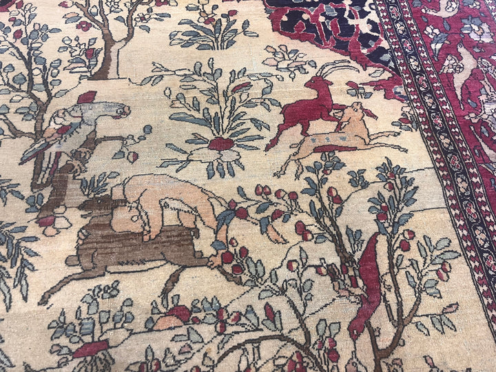 Fine Antique Persian Tehran 4’8" x 7’1"