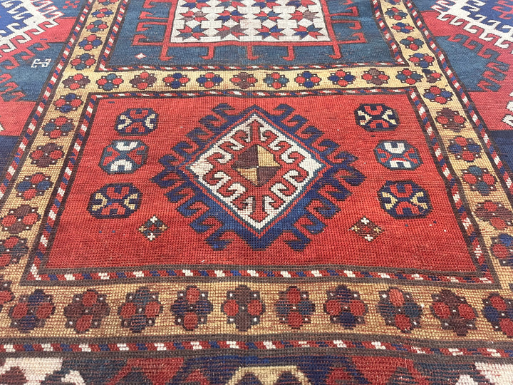 Fine Antique Borchelou Kazak 5'6" x 7’3”