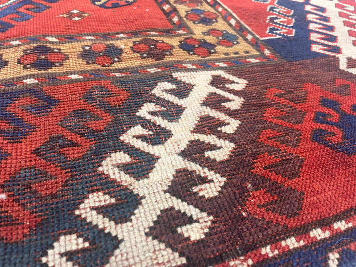 Fine Antique Borchelou Kazak 5'6" x 7’3”