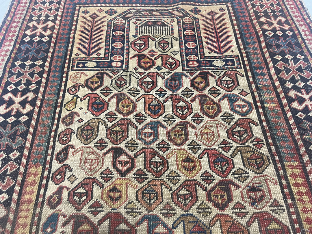 Antique Caucasian Shirvan 2'9" x 5’7"