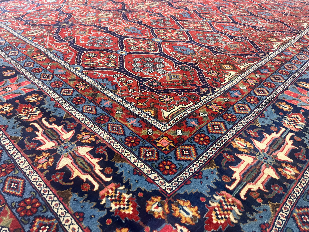 Antique Mohtasham Rug 10'5" x 13’1"