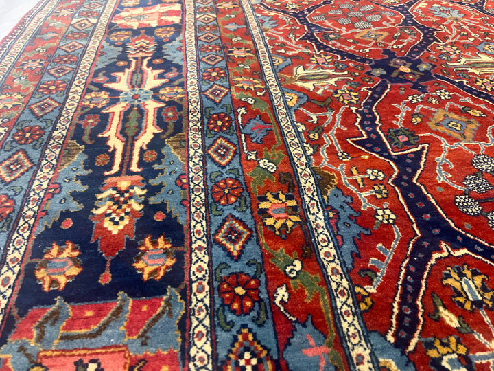 Antique Mohtasham Rug 10'5" x 13’1"