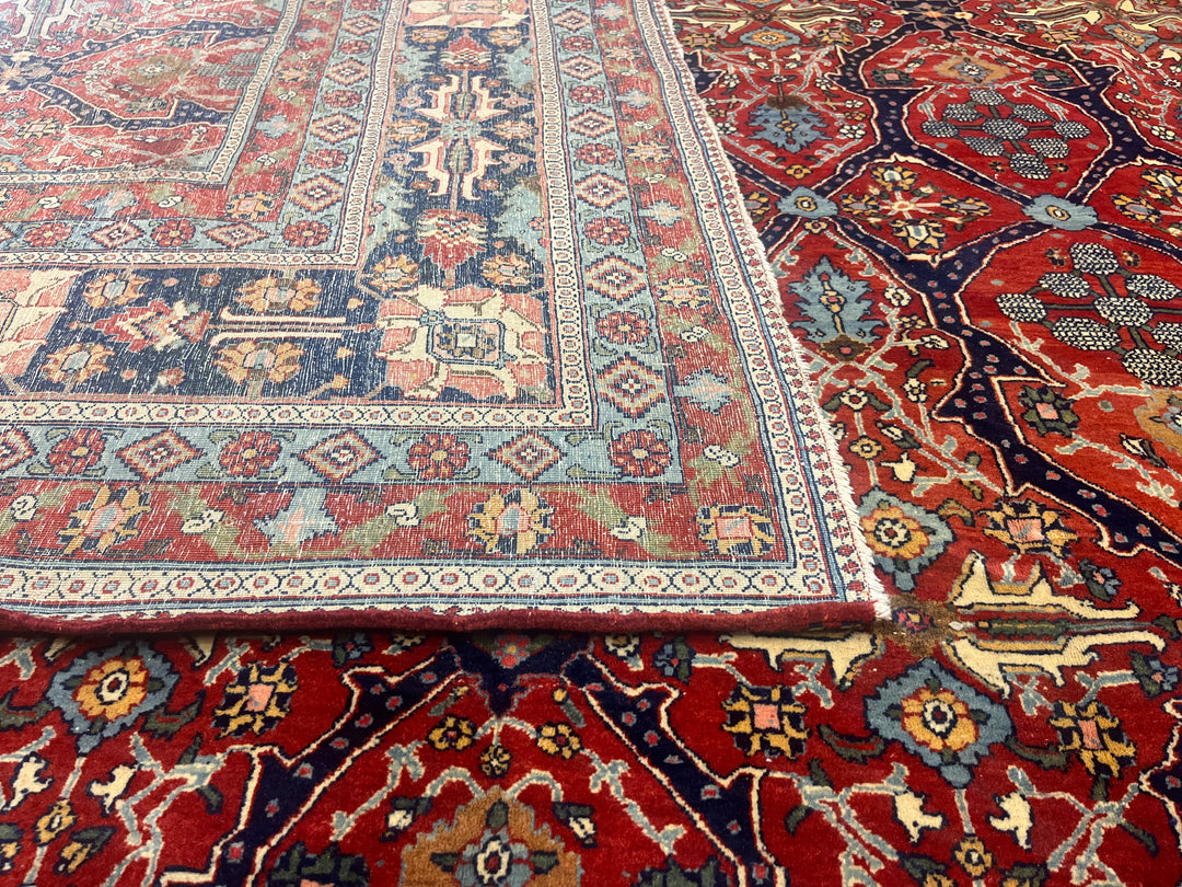 Antique Mohtasham Rug 10'5" x 13’1"