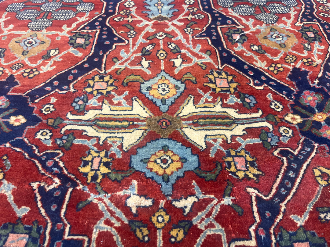 Antique Mohtasham Rug 10'5" x 13’1"