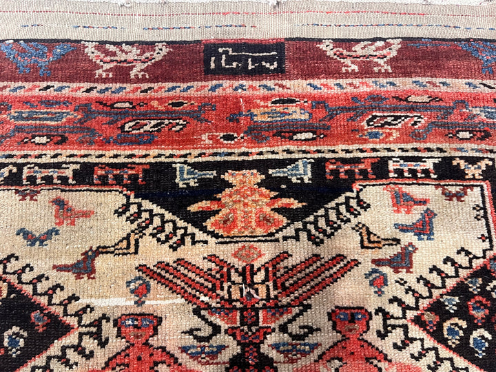 Antique NW Persian Short Runner 2'10" x 8’3”