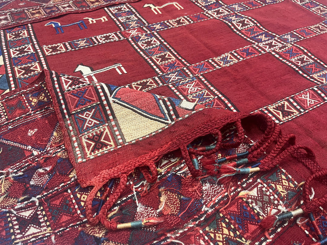 Antique Verneh Kilim Rug 5'7" x 7’0"