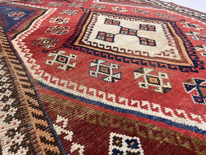 Fine Antique Persian Qashqai 4’3" x 7’3"