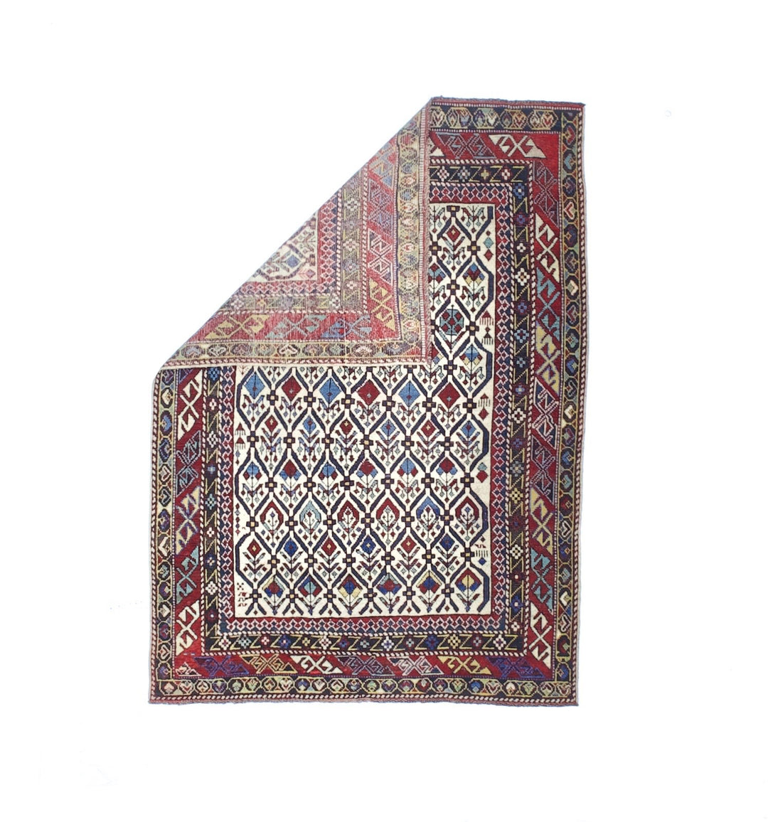 Antique Caucasian Shirvan 3’9" x 5’2"