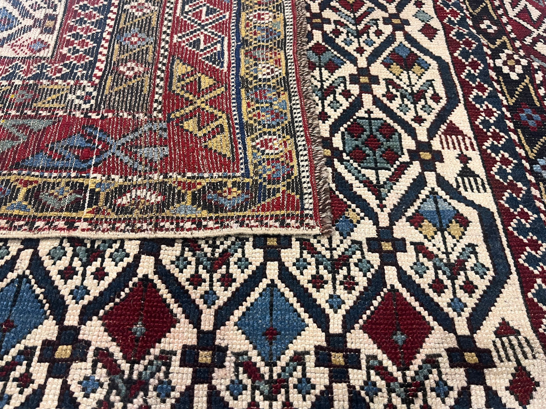 Antique Caucasian Shirvan 3’9" x 5’2"