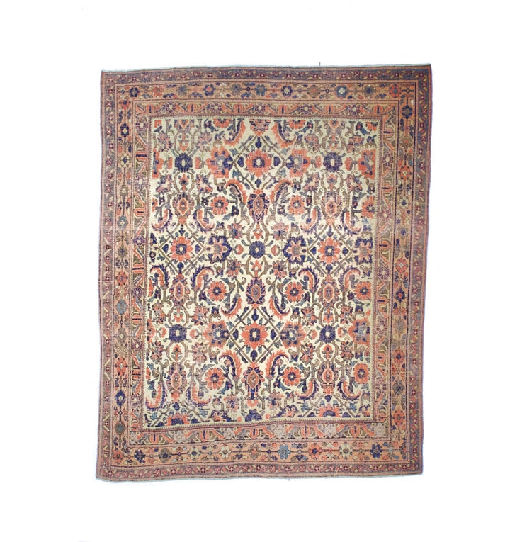 Antique Persian Afshar Rug 4'7" x 5’9”