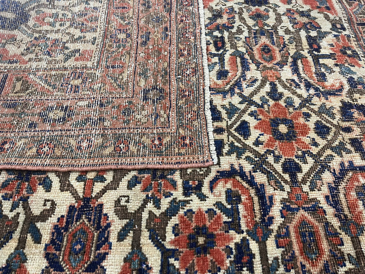 Antique Persian Afshar Rug 4'7" x 5’9”