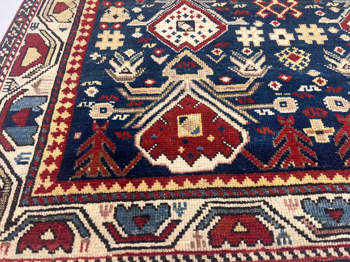 Antique Caucasian Kuba 3'9" x 4’10"