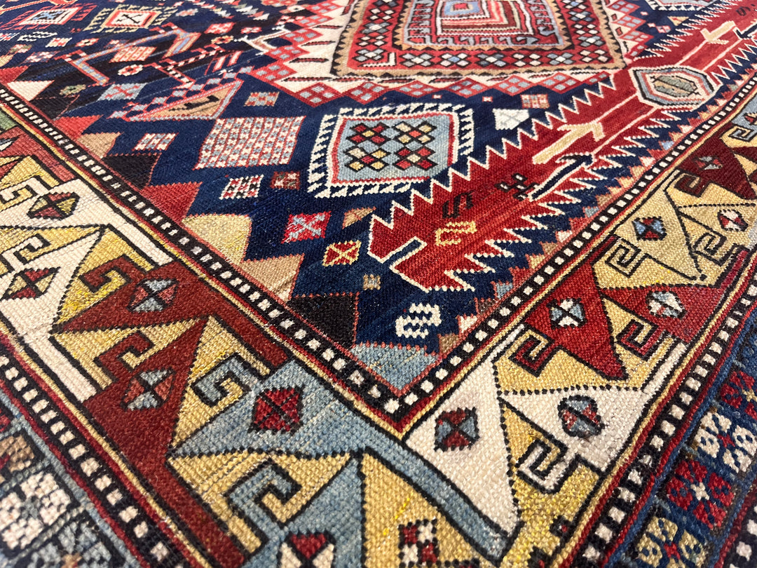 Antique Caucasian Karakashli 4'3" x 8’8”