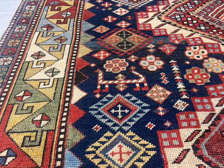 Antique Caucasian Karakashli 4'3" x 8’8”