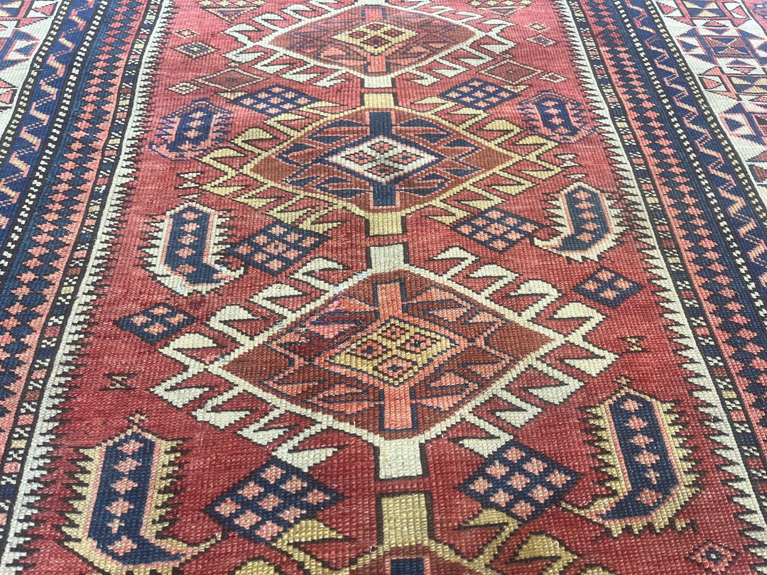 Antique Caucasian Kuba 3'8" x 4’11"