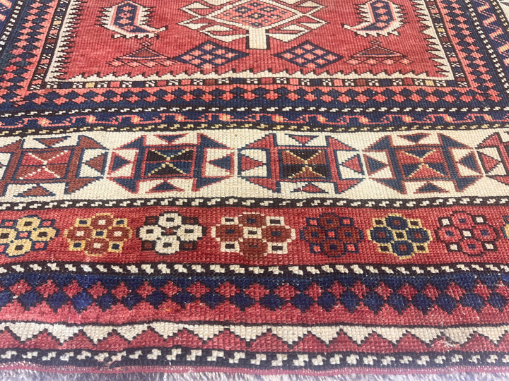 Antique Caucasian Kuba 3'8" x 4’11"