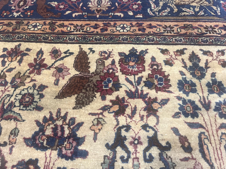 Antique Persian Tehran Rug 6’8" x 10’0"