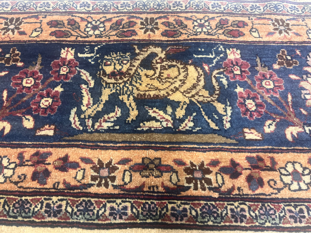 Antique Persian Tehran Rug 6’8" x 10’0"