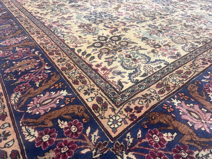 Antique Persian Tehran Rug 6’8" x 10’0"