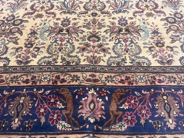 Antique Persian Tehran Rug 6’8" x 10’0"