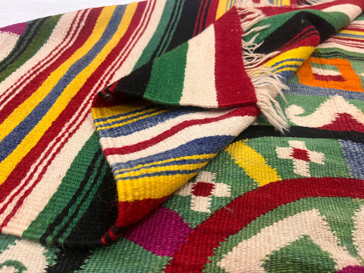 Antique Mexican Blanket 4'9" x 6’3”