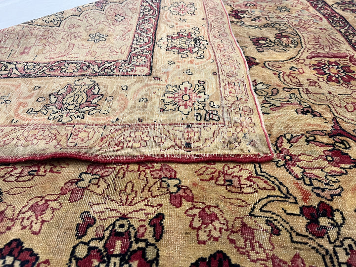 Antique Persian Lavar Kerman Rug 4’2” x 6’6"