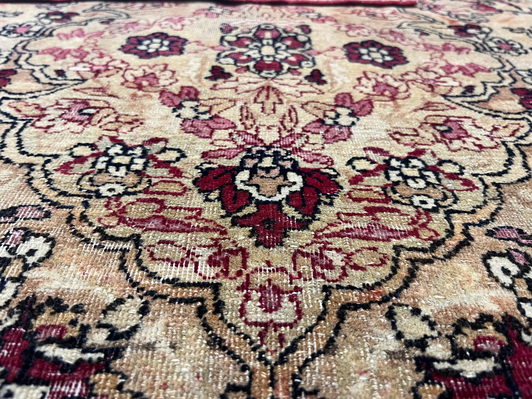 Antique Persian Lavar Kerman Rug 4’2” x 6’6"