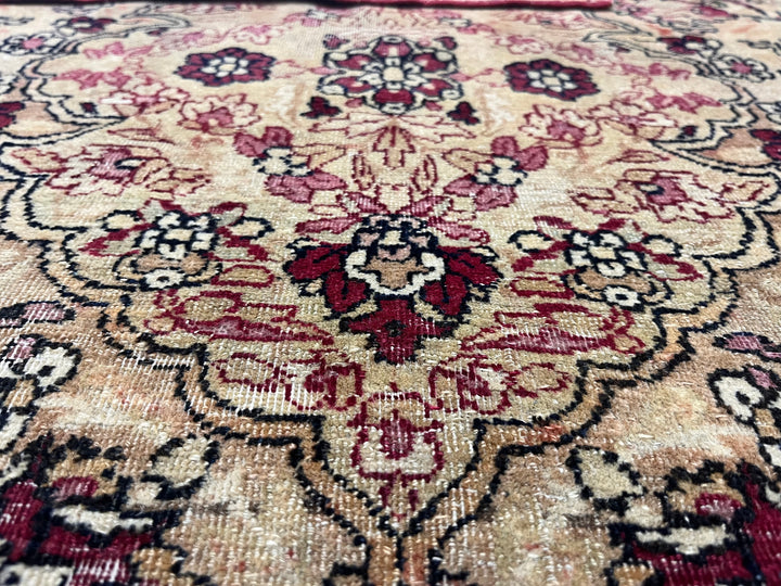 Antique Persian Lavar Kerman Rug 4’2” x 6’6"