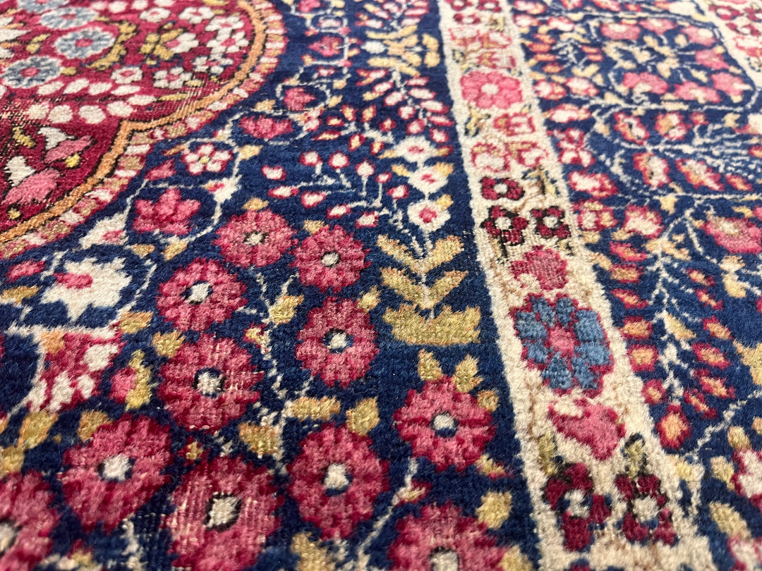 Antique Persian Lavar Kerman Rug 4'6" x 7’5”