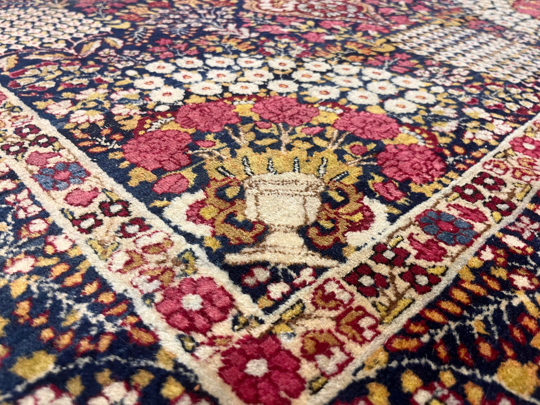 Antique Persian Lavar Kerman Rug 4'6" x 7’5”