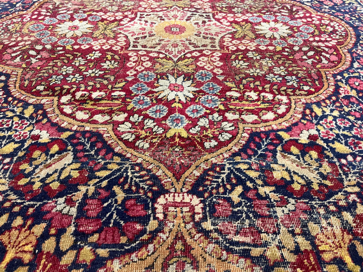 Antique Persian Lavar Kerman Rug 4'6" x 7’5”