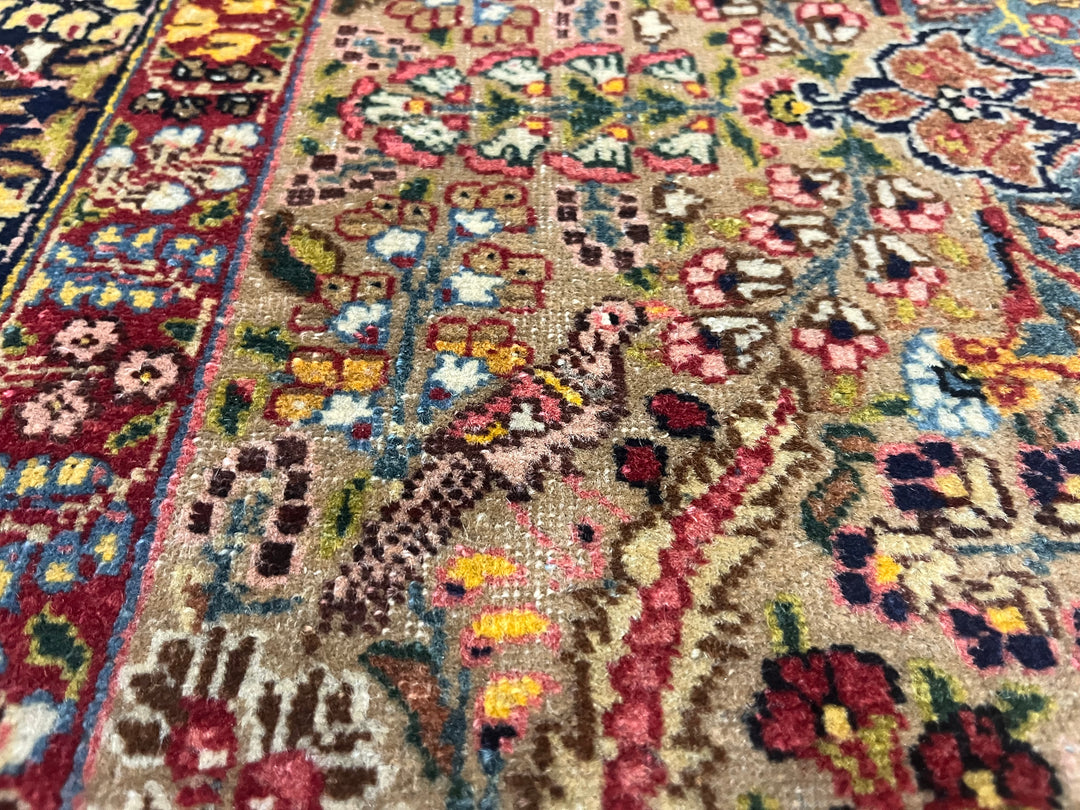 Antique Persian Lavar Kerman Rug 4’6" x 6’1"