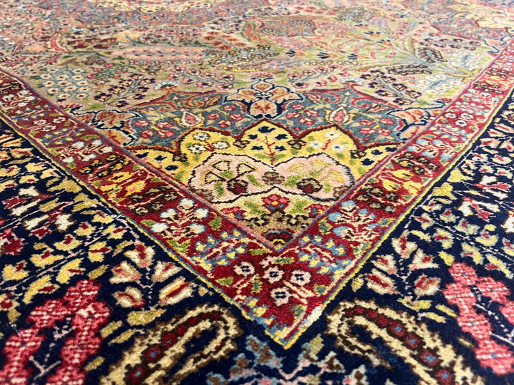 Antique Persian Lavar Kerman Rug 4’6" x 6’1"