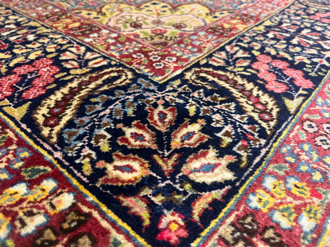 Antique Persian Lavar Kerman Rug 4’6" x 6’1"