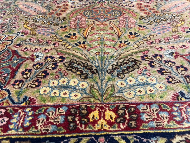 Antique Persian Lavar Kerman Rug 4’6" x 6’1"