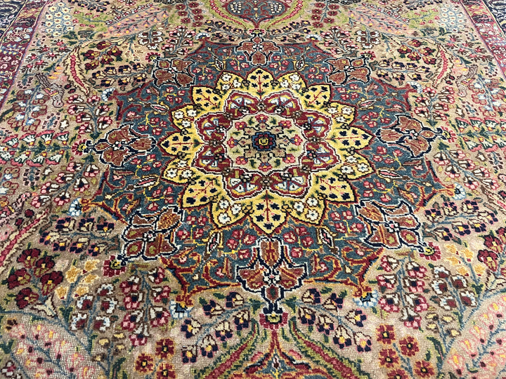 Antique Persian Lavar Kerman Rug 4’6" x 6’1"