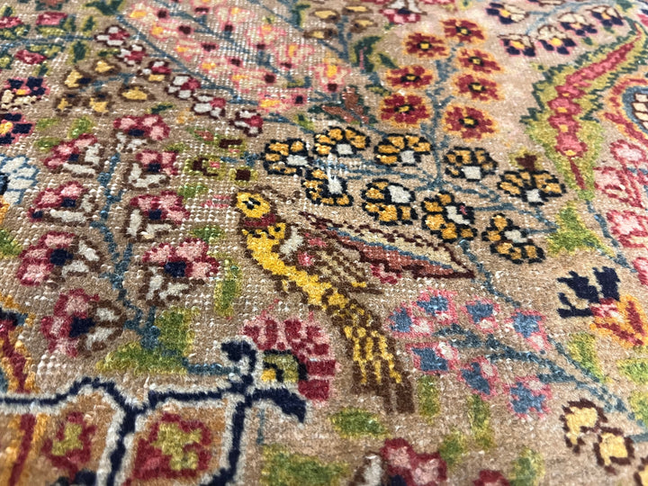 Antique Persian Lavar Kerman Rug 4’6" x 6’1"